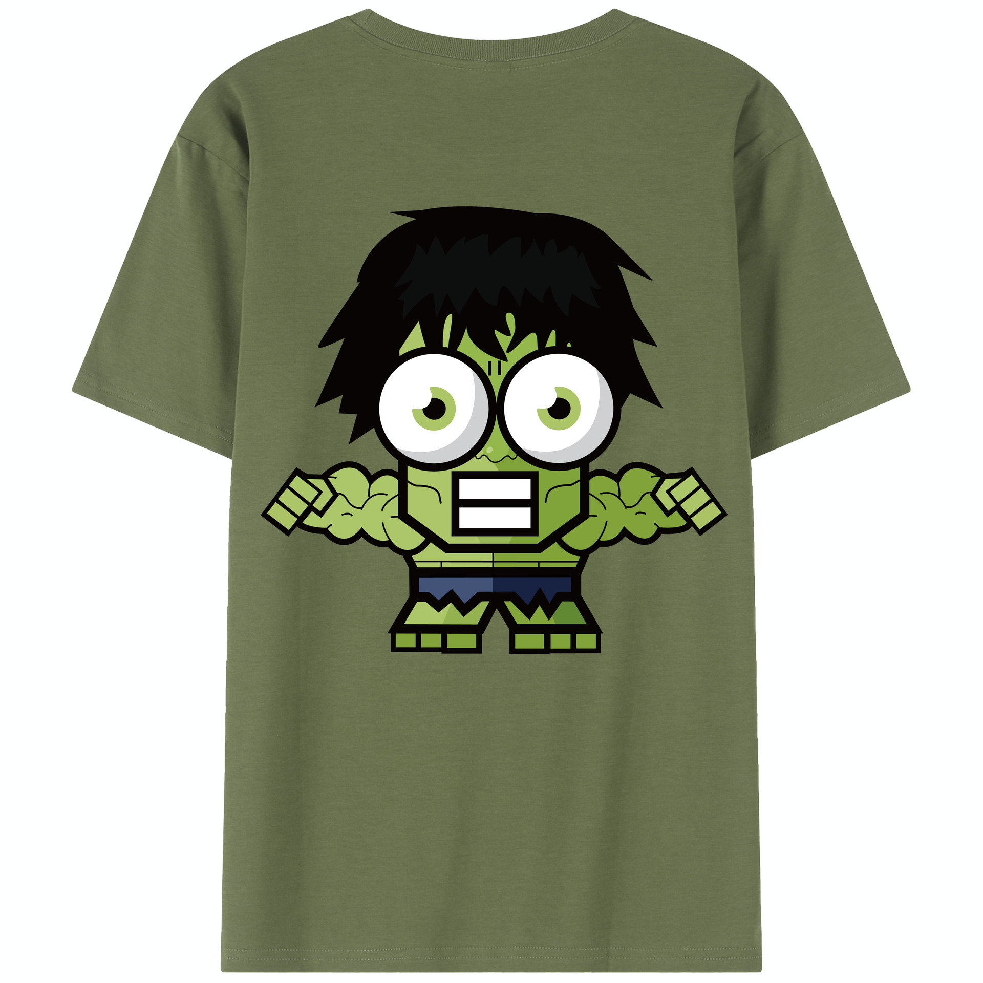 （画像用） アベンジャーズ The Avengers 綿100％半袖Tシャツ（背面プリント）